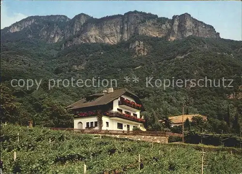 Terlano Suedtirol Haus Warasin Kat. ueberetsch Unterland