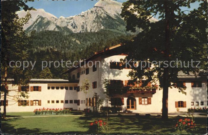 Schoenau Berchtesgaden Eisenbahner Erholungsheim Haus Hubertus