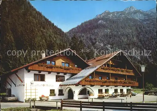 Unterleutasch Gasthof Muehle Kat. Leutasch Tirol