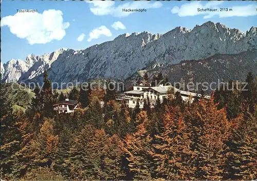 Kufstein Tirol Berghaus Aschenbrenner Kaiserlift Kaisergebirge Kat. Kufstein