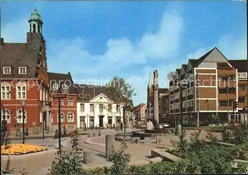 Werden Ruhr Liudger Brunnen Rathaus Kirche Kat. Essen