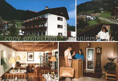 Truden Trodena Suedtirol Gasthof Albergo Alpenrose Kat. Truden im Naturpark Dolomiten