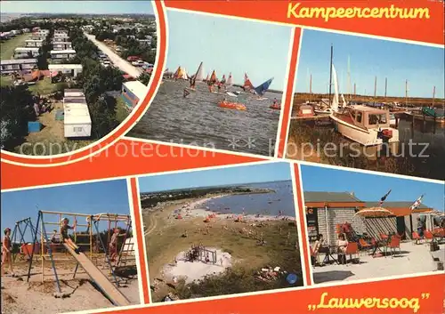 Lauwersoog Camping Hafen Strand