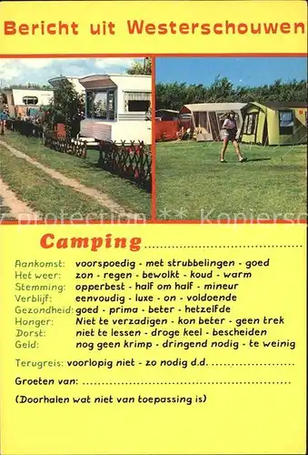 Haamstede Camping Westerschouwen Kat. Burgh Haamstede