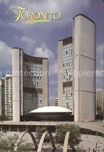 Toronto Canada City Hall and Nathan Philipps Square Kat. Ontario