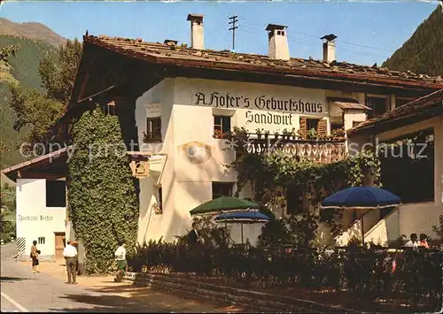 Suedtirol Sandwirt Hofers Geburtshaus St. Leonhard Kat. Italien