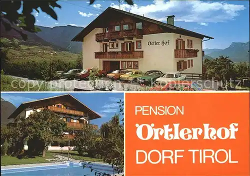 Tirol Region Pension oertlerhof Dorf Tirol Kat. Innsbruck