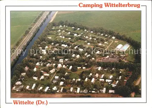 Wittelte Camping Wittelterbrug Fliegeraufnahme