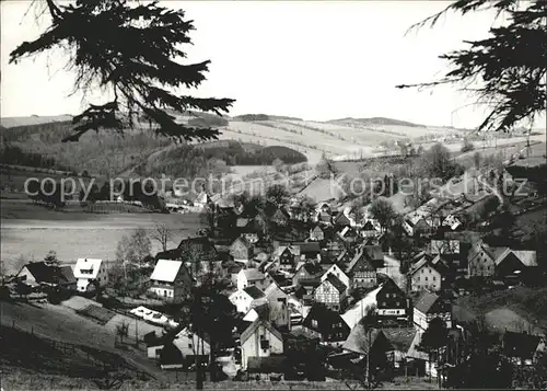 Steinbach Joehstadt Panorama Kat. Joehstadt