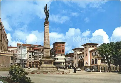 El Ferrol Plaza de Camilo Alonso Vega Monumento a los Caidos en Africa Kat. Spanien