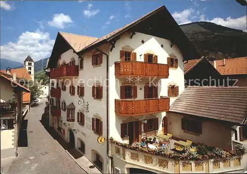 Schluderns Suedtirol Gasthof Weisses Kreuz Albergo Kat. Sluderno Vinschgau