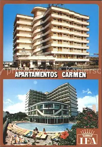 Playa del Ingles Gran Canaria Apartamentos Carmen Swimming Pool Kat. San Bartolome de Tirajana