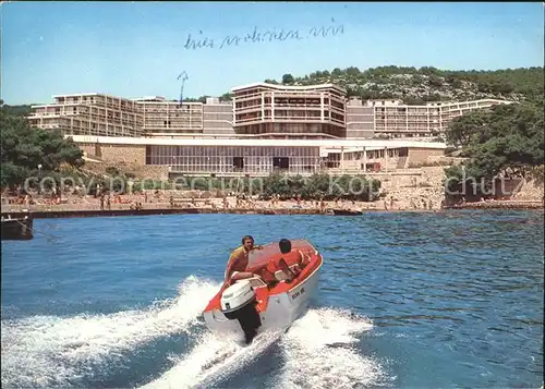 Hvar Hotel Amfora Motorboot Strand Kat. Kroatien