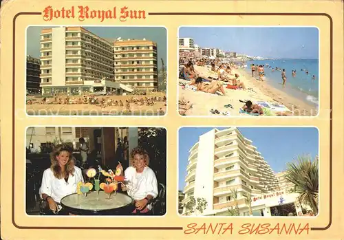 Santa Susanna Hotel Royal Sun Restaurant Strand Kat. Barcelona