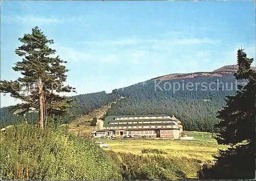 Krkonose Zotavovna ROH Splindlerovka pod Malym Sisakem Erholungsheim Riesengebirge Kat. Polen