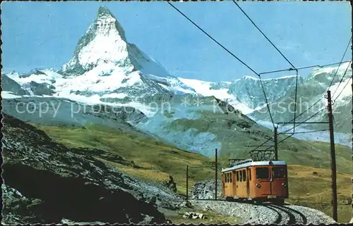 Gornergratbahn Zermatt Matterhorn Kat. Gornergrat