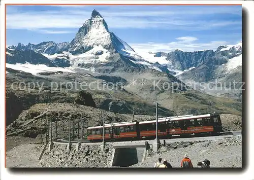 Gornergratbahn Gornergrat Zermatt Matterhorn Kat. Gornergrat