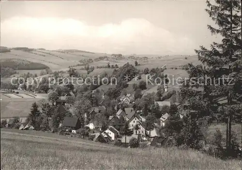 Steinbach Erzgebirge Panorama Kat. Johanngeorgenstadt