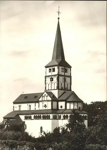 Schwarzrheindorf Doppelkirche von Suedosten Kat. Vilich Rheindorf Bonn