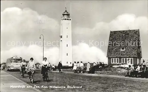 Noordwijk aan Zee  Kon Wilhelmina Boulevard Leuchtturm Kat. Noordwijk