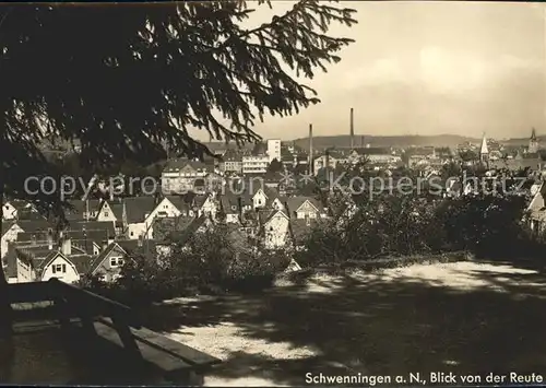 Schwenningen Neckar Blick von der Reute Kat. Villingen Schwenningen