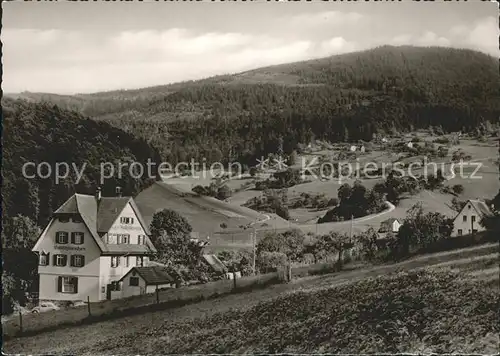 Herrenalb Loeffenau Schwarzwald Cafe Pension Waldschloesschen Kat. March