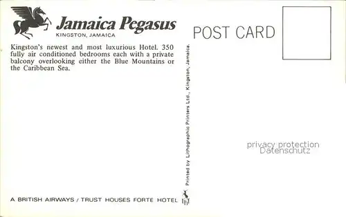 Kingston Jamaica Pegasus Hotel Restaurant