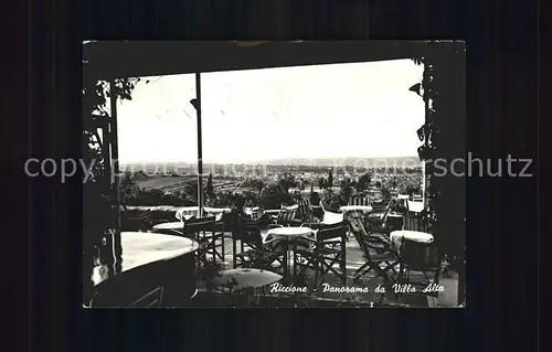 Riccione Panorama da Villa Alta Kat. Italien