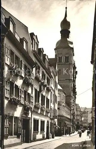 Bonn Rhein Strassenpartie Geburtshaus von Beethoven Kat. Bonn