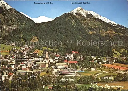 Bad Hofgastein Panorama Hallenbad Kurpark Frauenberg Rauchkogel Kat. Bad Hofgastein