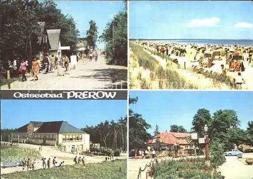 Prerow Ostseebad Strand und Promenade / Darss /Nordvorpommern LKR