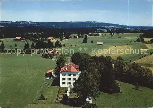 chaux dAbel La Hotel Pension Fliegeraufnahme Kat. Sonvilier