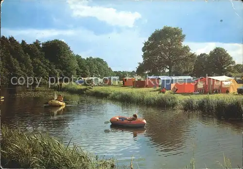 Ommen Overijssel Camping aan de Vecht Buurtschap Beerze Kat. Ommen