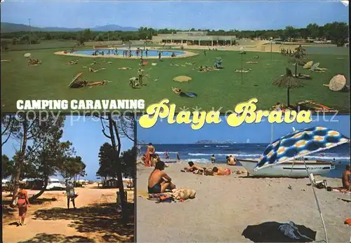 Pals Camping Caravaning Playa Brava Strandpartien Swimmingpool Kat. Costa Brava
