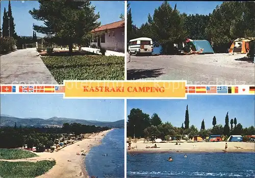 Assini Kastraki Camping Strandpartien