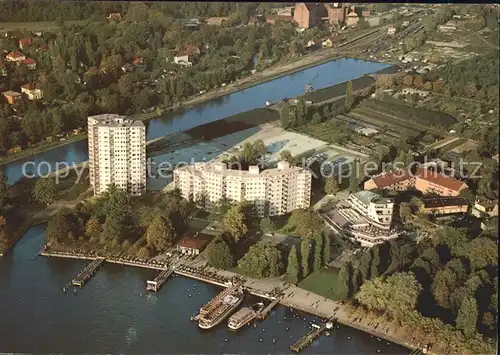 Tegel Dampferanlegestelle Tegeler See Fliegeraufnahme / Berlin /Berlin Stadtkreis