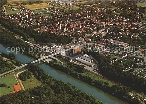 Leipheim Donau Fliegeraufnahme