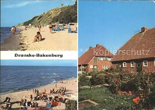 Bakenberg Strandpartien Wohnhaeuser Kat. Dranske