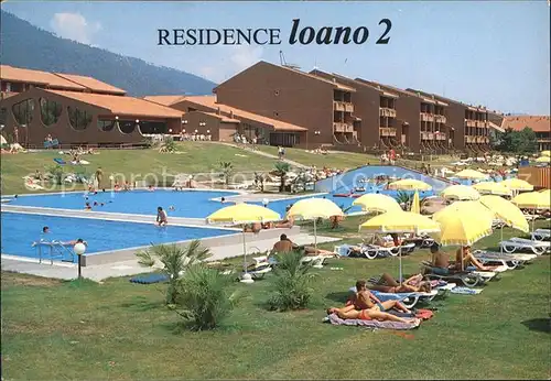 Loano Residence Loano2 Schwimmbad Liegewiese Kat. Italien