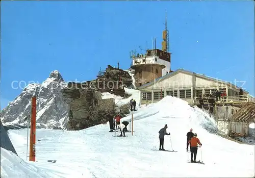 Cervinia Aosta Plateau Rosa mit Matterhorn Kat. Aosta