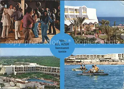 Hammamet Hotel Bel Azur Tanzveranstaltung Panorama Tretboote Kat. Tunesien