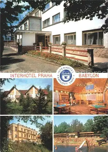 Babylon Babilon Interhotel Karlovy Vary zavod Interhotel Praha / Tschechische Republik /Domazlice