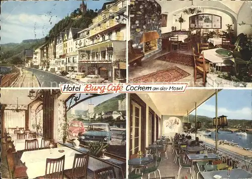 Cochem Mosel Hotel Burg Cafe Gastraeume Terrasse Kat. Cochem