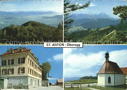 St Anton Oberegg Panorama Hotel Alpenhof Kapelle Kat. St. Anton