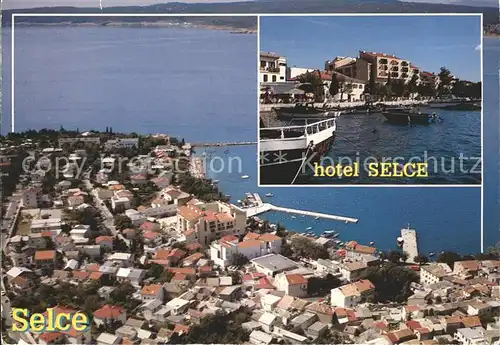 Selce Crikvenica Fliegeraufnahme Hotel Selce Kat. Kroatien