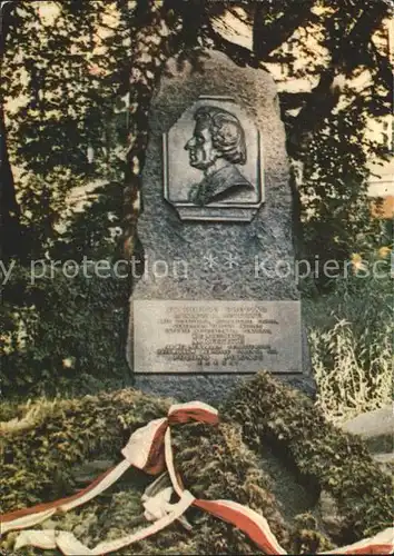 Duszniki Zdroj Pomnik Fryderyka Chopina Kat. Polen