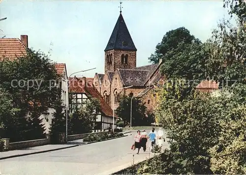 Bad Holzhausen Luebbecke Ortsansicht mit Kirche Kat. Preussisch Oldendorf