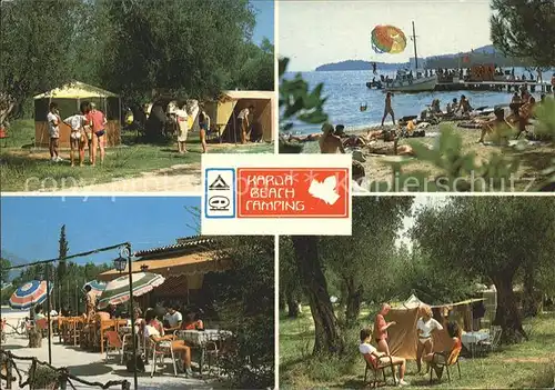 Dassia Karda Beach Camping Restaurant Kat. Insel Korfu
