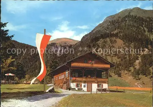 Pertisau Achensee Alpengasthaus Pletzachalm  Kat. Eben am Achensee