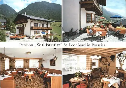 St Leonhard Passeier Pension Wildschuetz  Kat. St Leonhard in Passeier Suedtirol